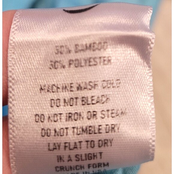 Chalet Et Ceci Teal Green Bamboo Blend Top Size Large Oversized Lagenlook USA - Picture 5 of 8